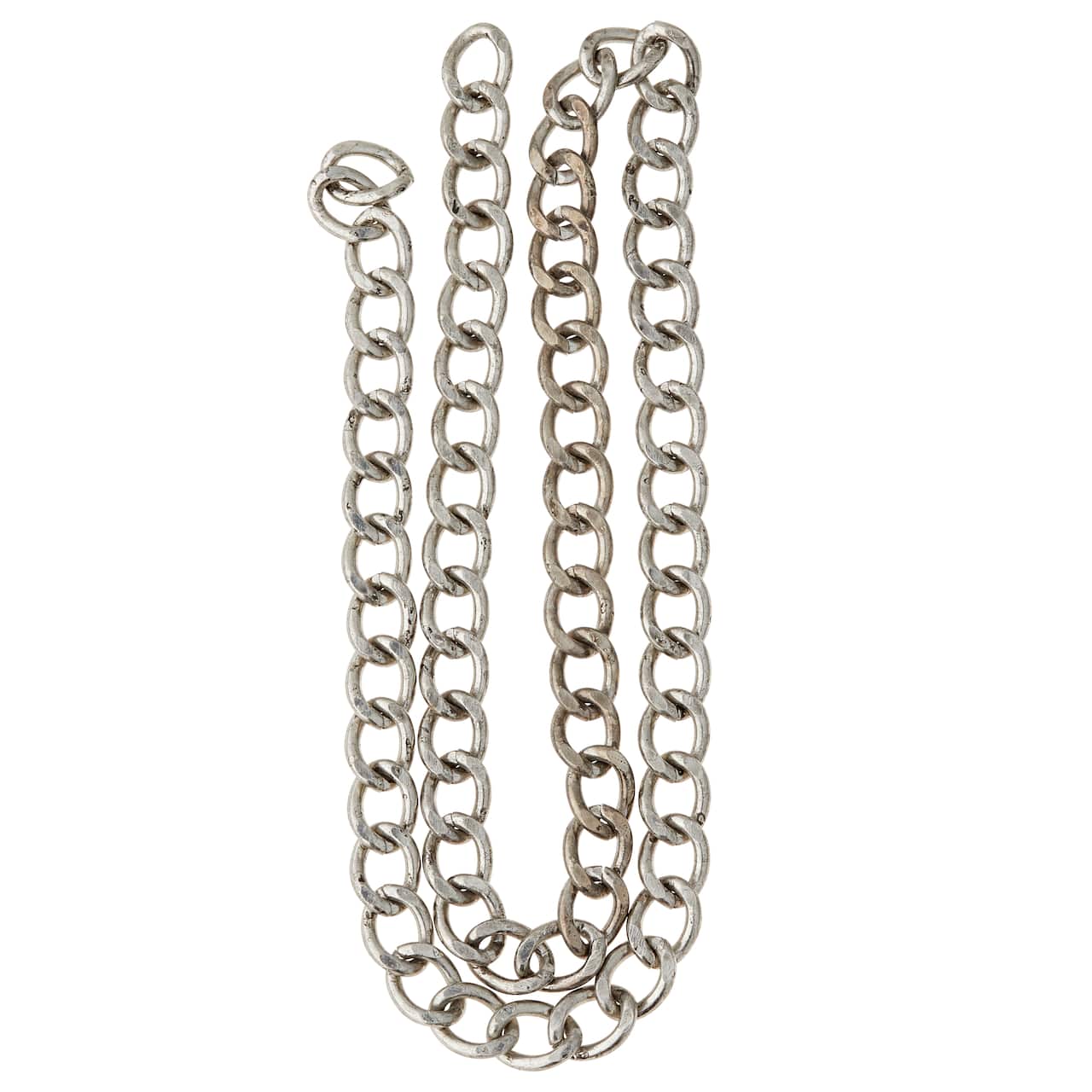 Bead Landing&#x2122; Antique Silver Twisted Chain, 24&#x22;